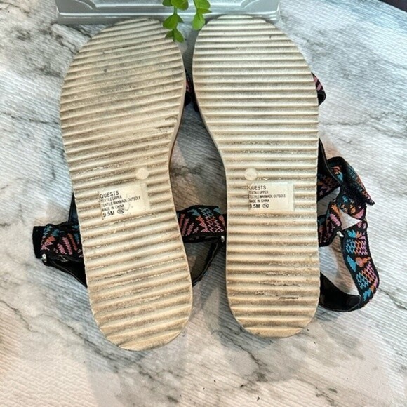 Jelly Pop Los‎ Angeles Sandals Sz 9.5 "QUESTS" - Picture 16 of 16